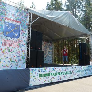 Сценический комплекс 8×6 м c порталами