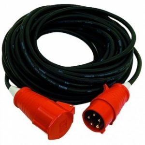 Аренда силового кабеля 380V, CEE 32A/5P — CEE 32A/5P, IP67, 5 м